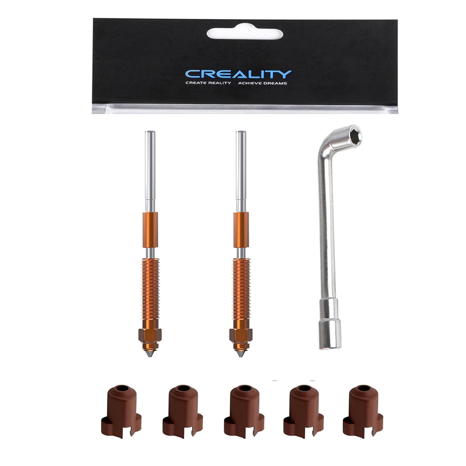Aluminium Profile 2020 - 1/3/5 Buah Nosel Creality K1C, untuk