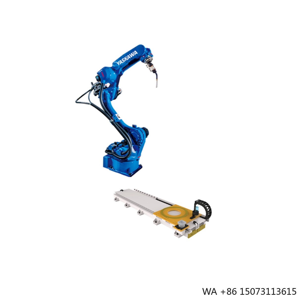 Servo Motor - Rel Kereta GBS-02-W3000 untuk Robot Pengelasan,