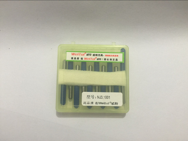 End Mill Set - 10 Pcs 3.175mm Tungsten Bit V