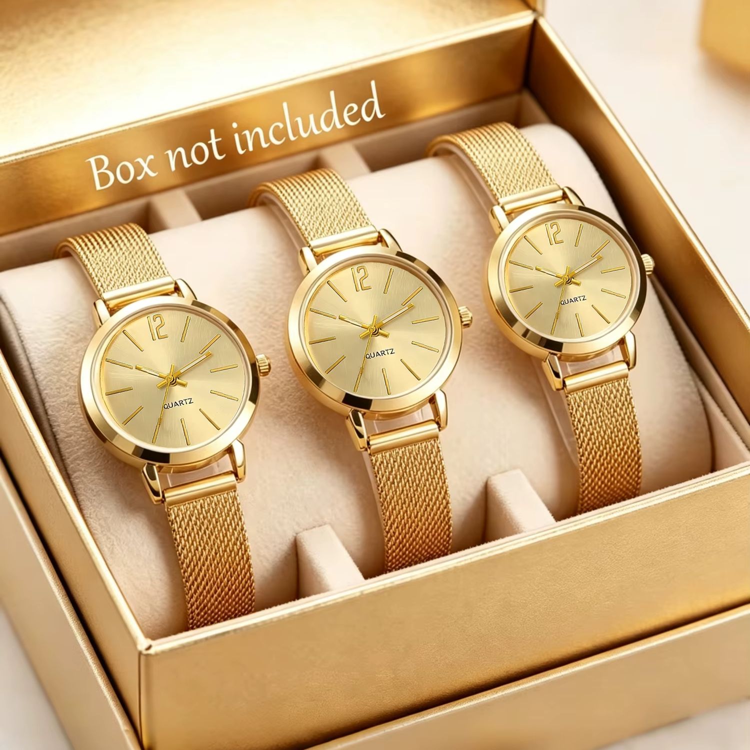 Coupling 8Mm - Set 3 Jam Tangan Wanita Minimalis