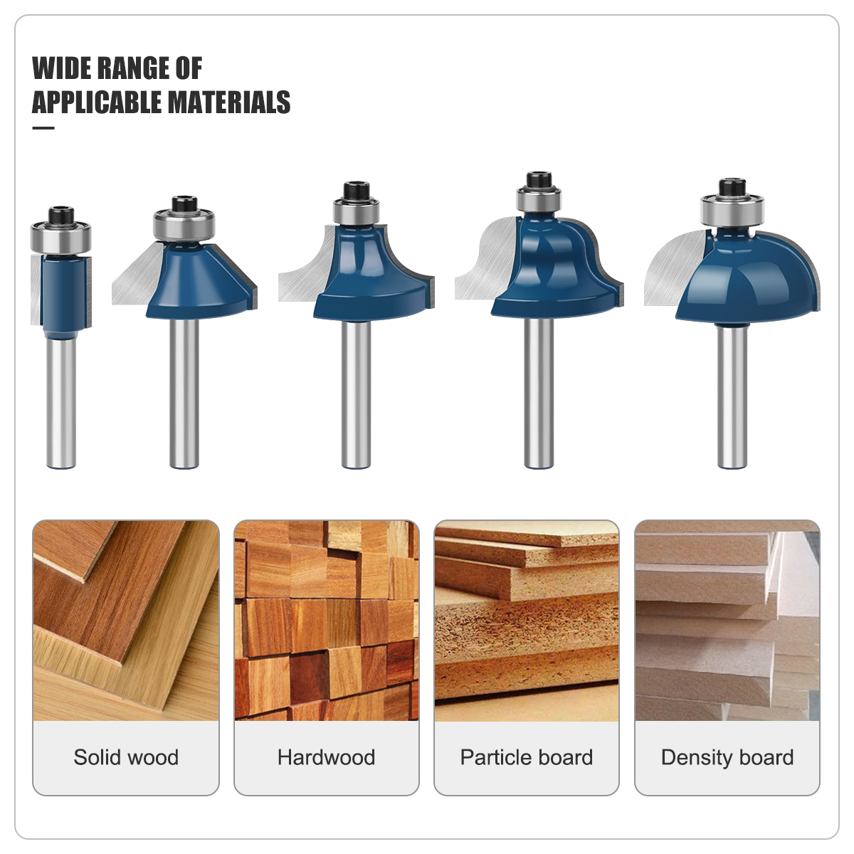 Mata Router pisau 6mm Set Luru - End Mill Set ulasan dan harga