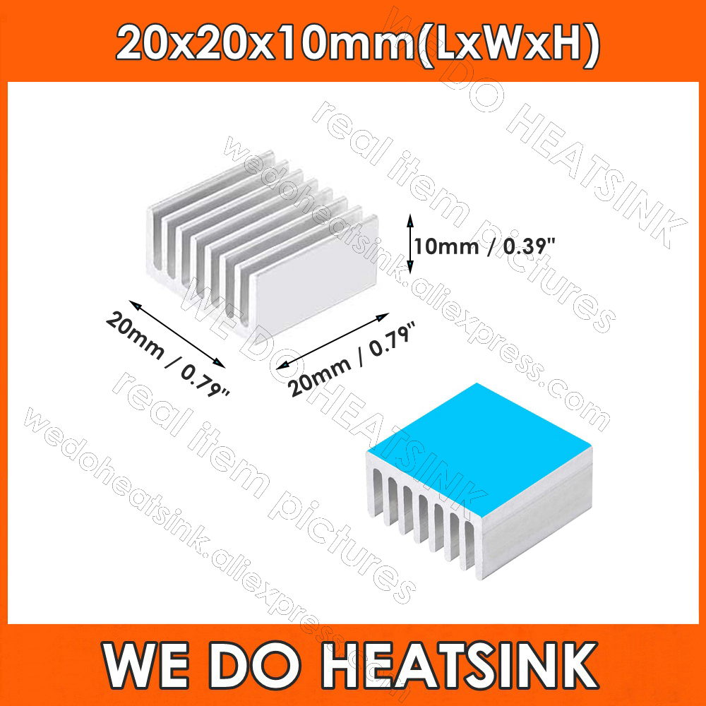 20X20X10Mm Perak Persegi Terma - Aluminium Extrusion ulasan dan harga