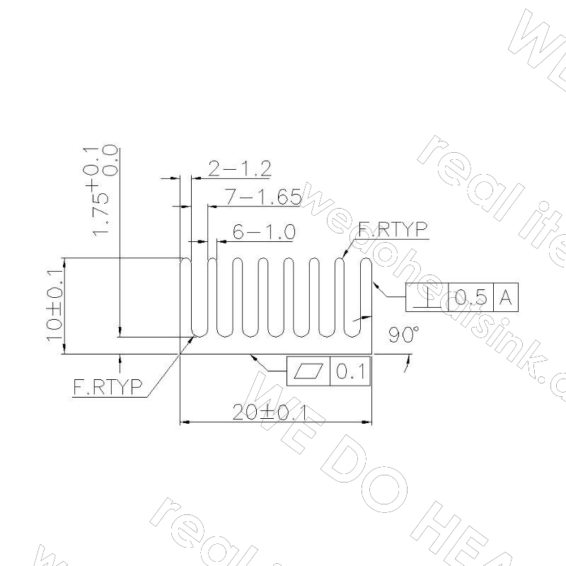 20X20X10Mm Perak Persegi Terma - Aluminium Extrusion ulasan dan harga