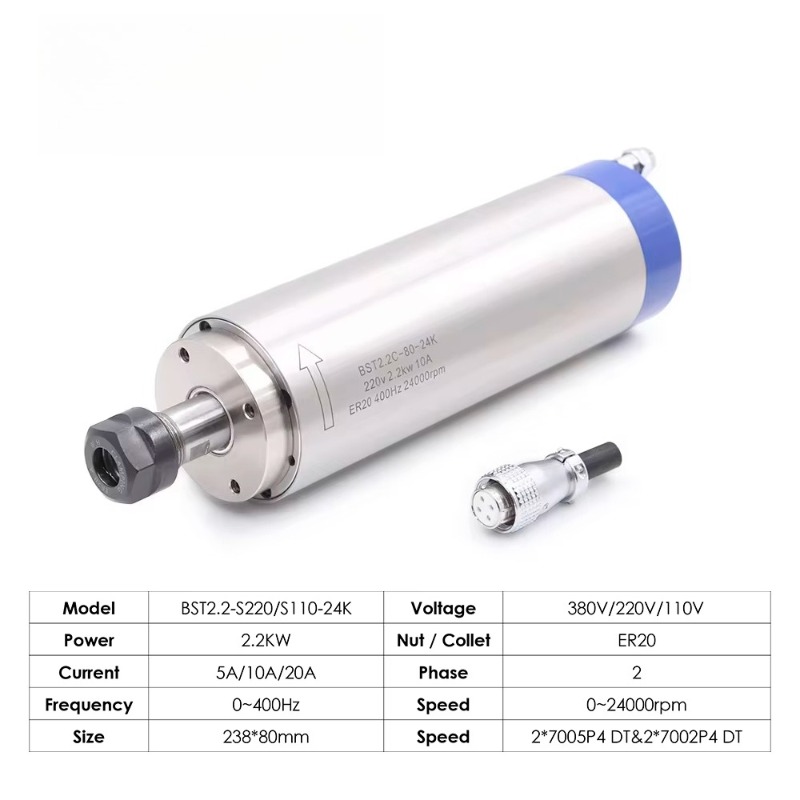 Motor Spindel Berpendingin Air - Spindle Motor ulasan dan harga