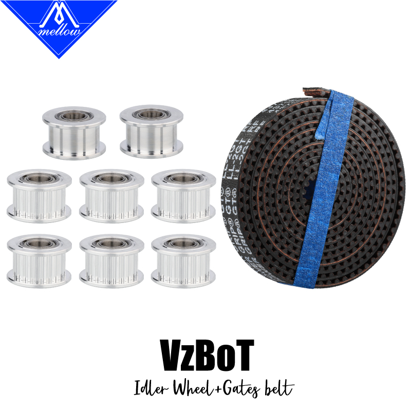 Mellow 1Set Aluminium GT2 Idle - Gt2 Pulley ulasan dan harga
