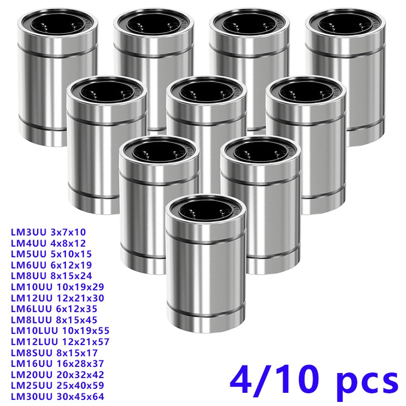 4/10 Buah LM8UU LM10UU LM16UU  - Linear Rod 8Mm ulasan dan harga